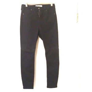 NEW Topshop Moto Jamie Black Stretch Denim Jeans